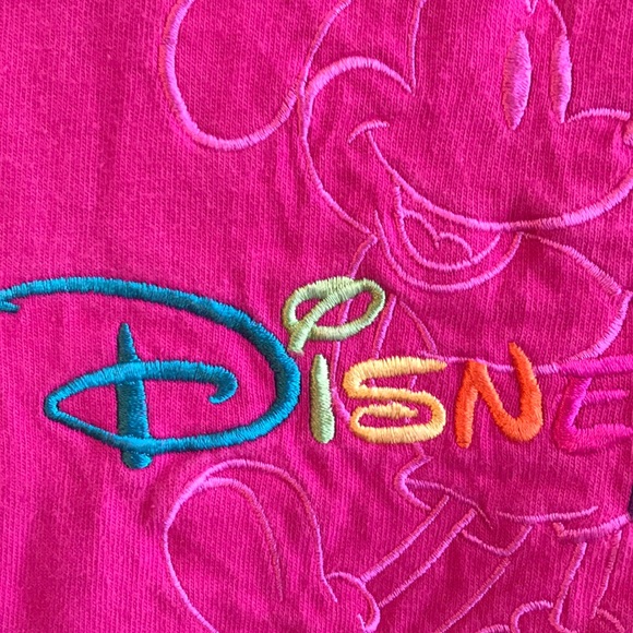 Vintage Pink Walt Disney World Logo T-Shirt - Picture 3 of 4